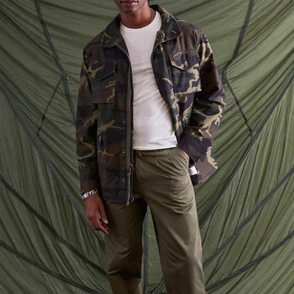 Herren Outdoorjacke Funktional mit vielen Taschen Modern