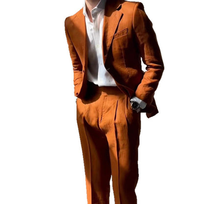 Herren Anzug Moderner Schnitt Elegant Slimfit
