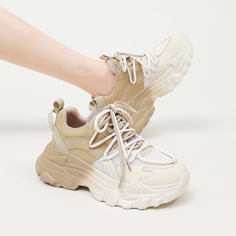 Damen Sport-Sneaker Chunky atmungsaktiv elastisch