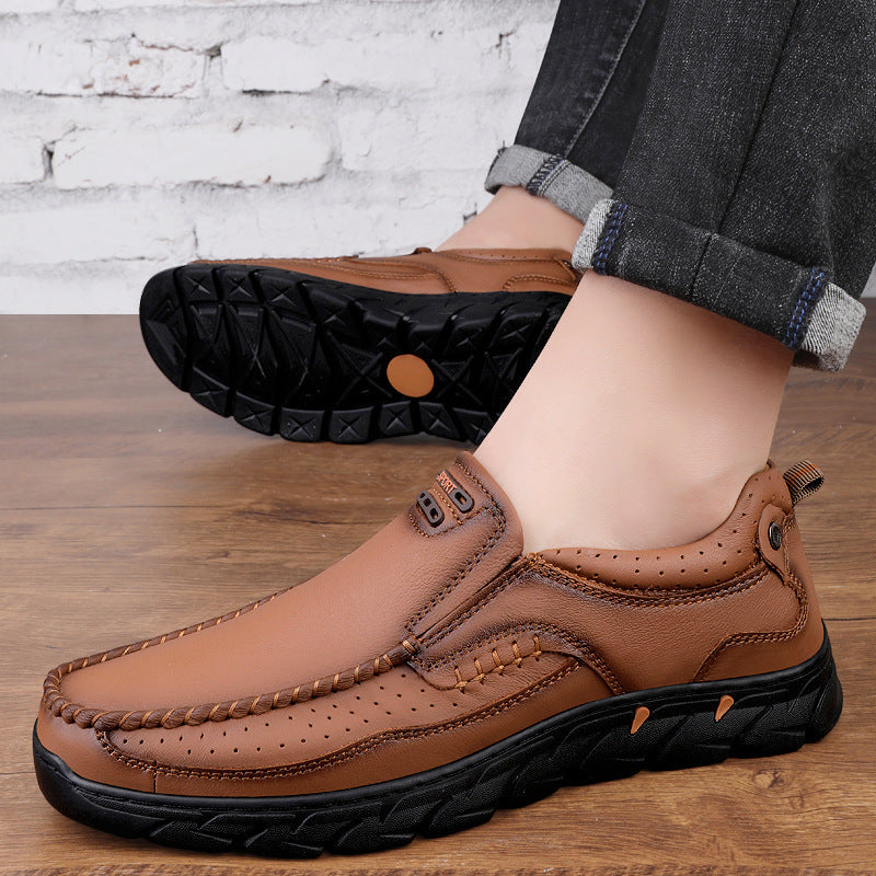 Damen Leder Slipper Bequem Elegante Heidi Stil
