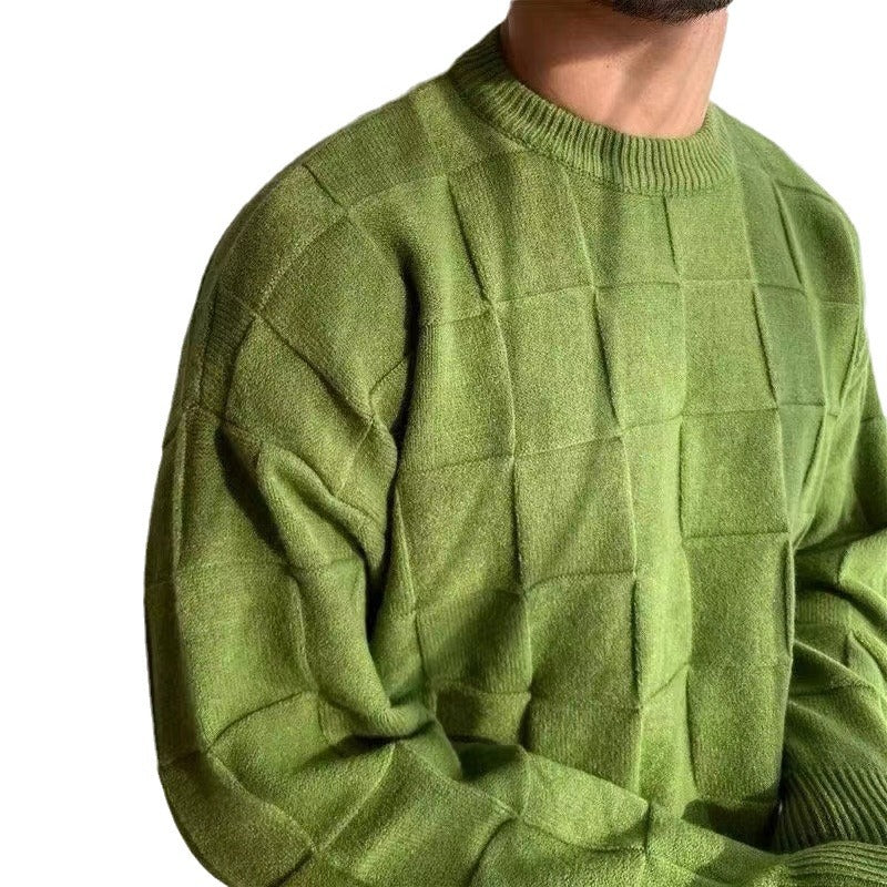 Herren Pullover Lässig Strukturiert Modern