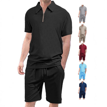 Herren Sportset Kurzarm Baumwolle Modern
