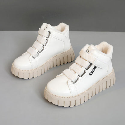 Damen Sneaker High-Top Warm Gefüttert Rutschfest