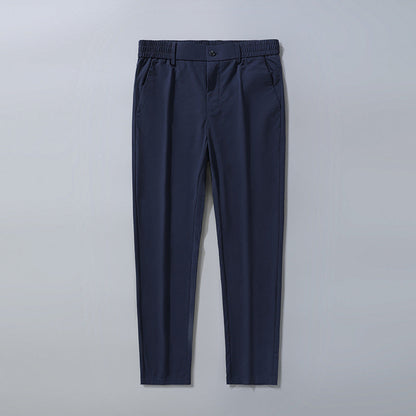 Herren Business-Hose elastisch Bequem Büro-Hose Schwarz - BerlinGlamour