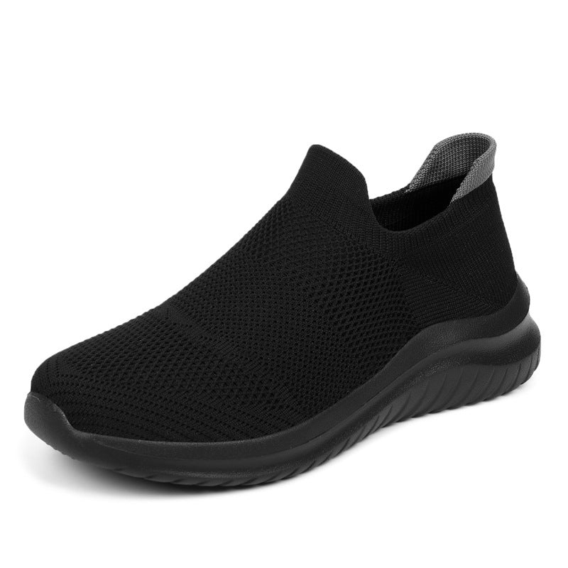 Damen Laufschuhe Atmungsaktiv Elastisch Slip-On