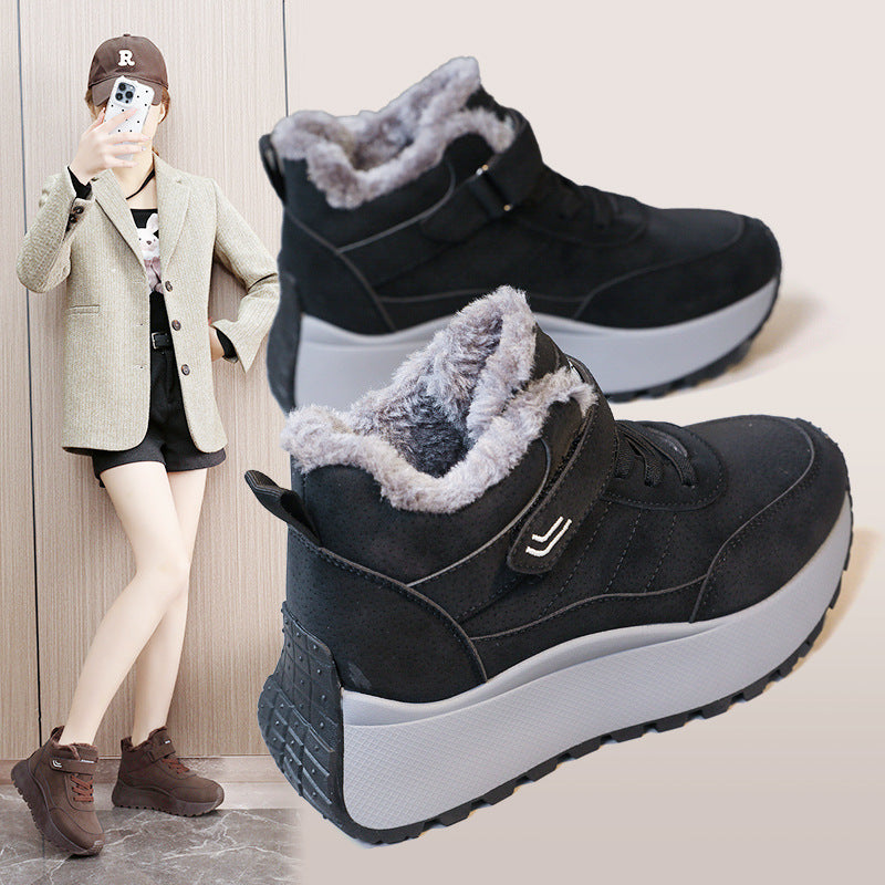 Damen Winterstiefel Warm Rutschfest Kuschelfutter - BerlinGlamour