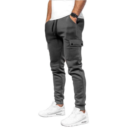 Herren Trainingshose Cargo Modern Vieltaschig Sportlich