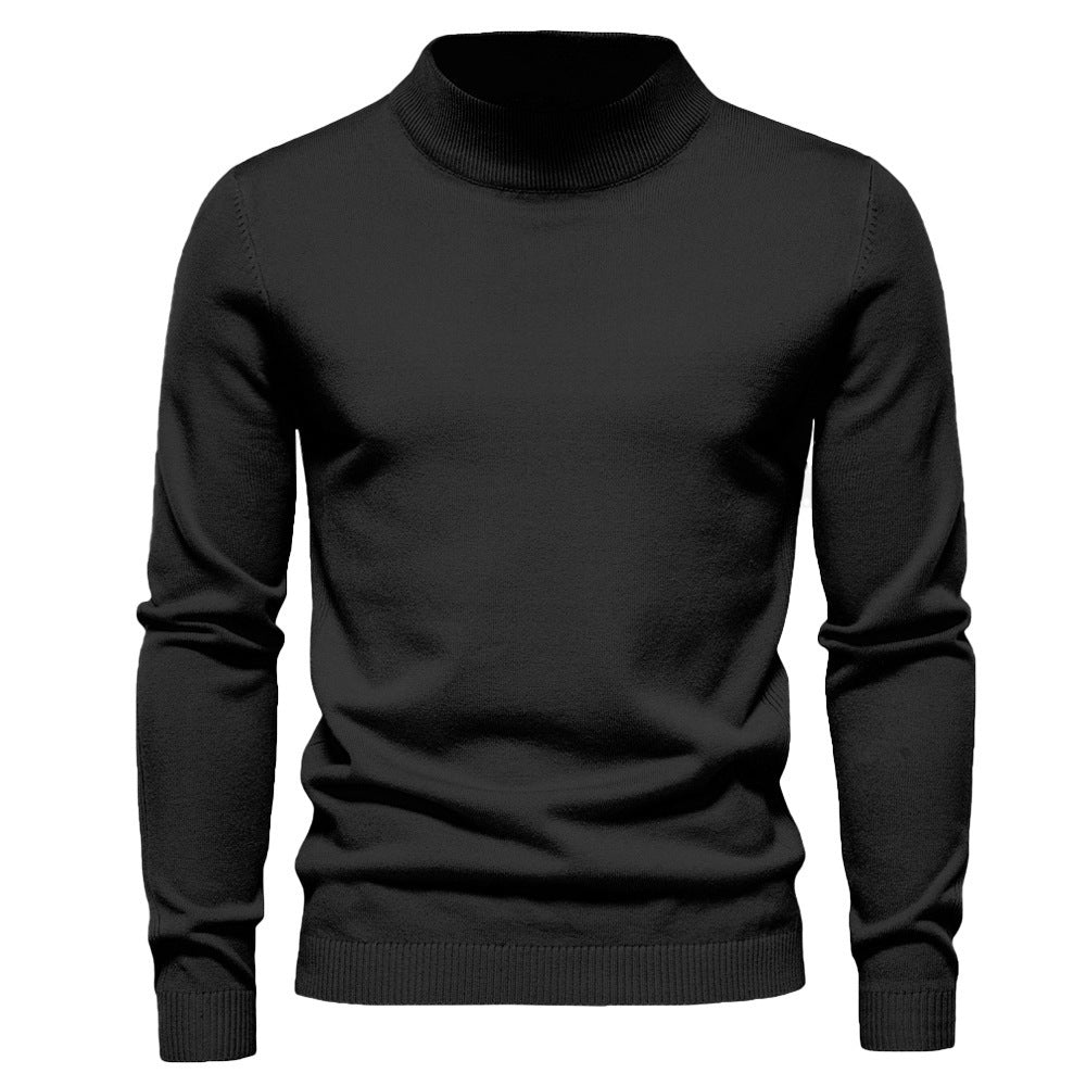 Herren Rollkragenpullover Feinwolle Elegante Qualität