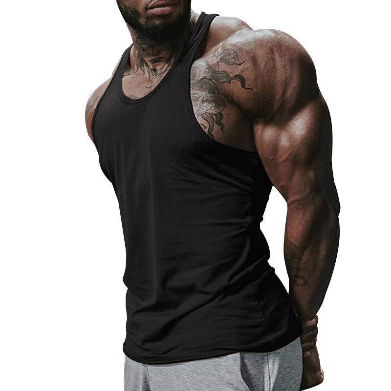 Herren Fitness Tanktop Atmungsaktiv Leicht Racerback