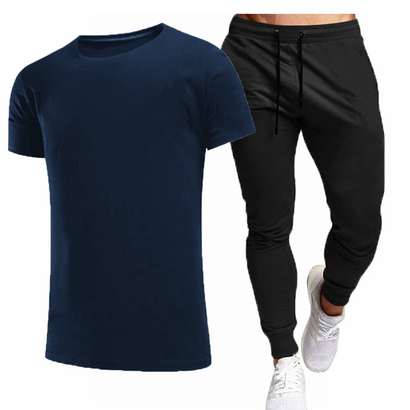 Herren Sport Set Jogginghose T-Shirt Komfort