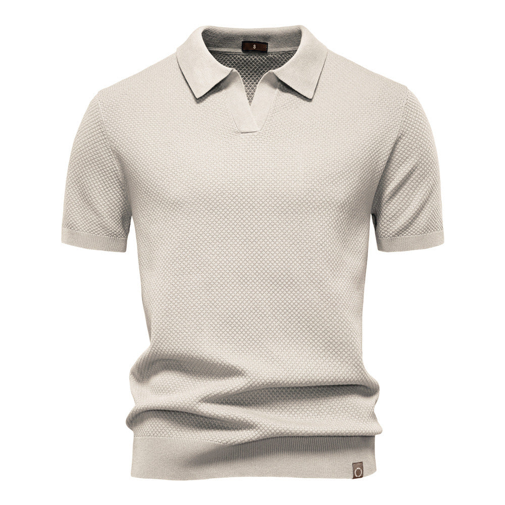 Herren Polo-Shirt Kurzarm Strukturiert Modern Berlin