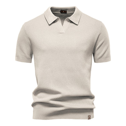 Herren Polo-Shirt Kurzarm Strukturiert Modern Berlin