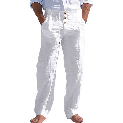 Herren Strandhose Bequem mit Kordelzug und Taschen - BerlinGlamour