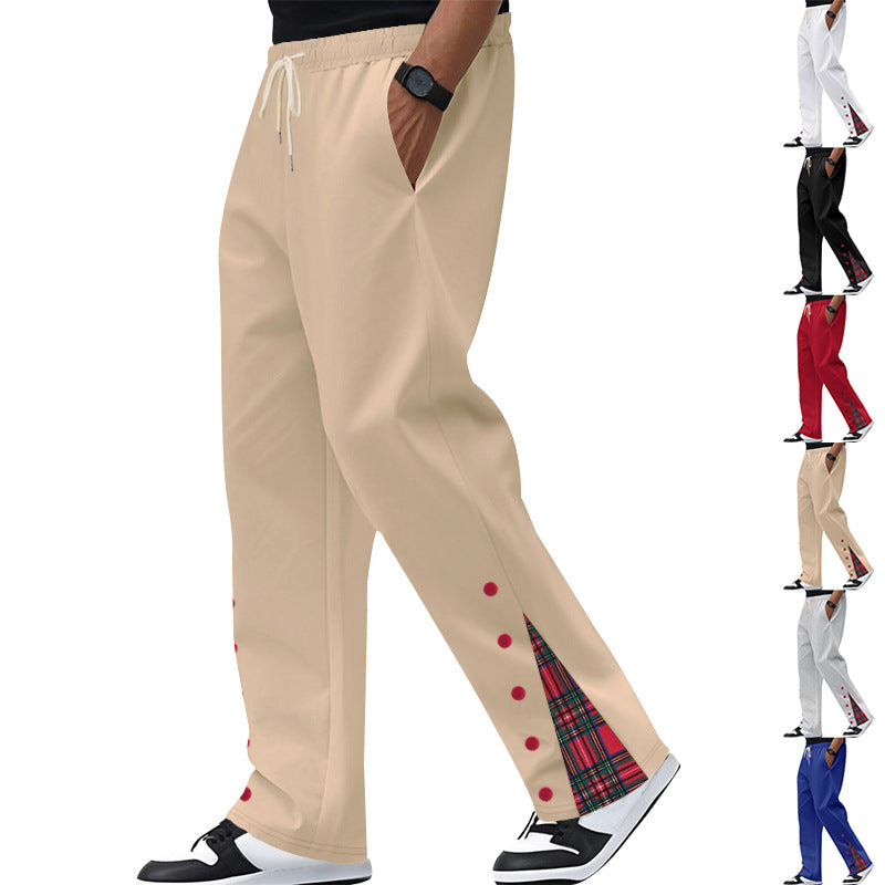 Herren Freizeithose Bequem Mit Kordelzug Grafikdruck - BerlinGlamour