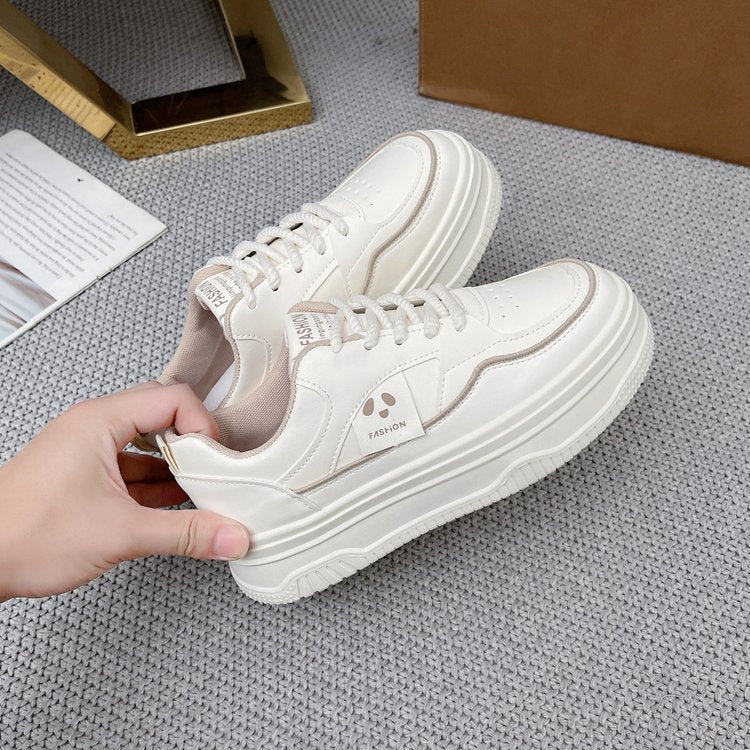 Damen Sneaker Plateau Modisch mit Dekoration