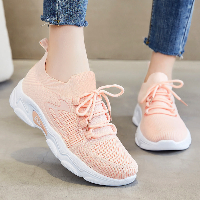 Damen Laufschuhe atmungsaktiv Komfort Sneaker Sport