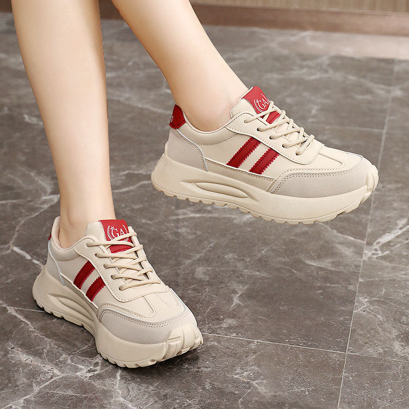 Damen Sneaker Sportlich Bequem Dämpfend