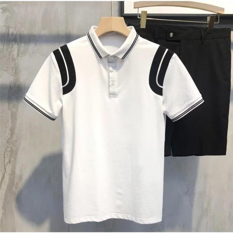 Herren Poloshirt Hochwertig Baumwolle Modern