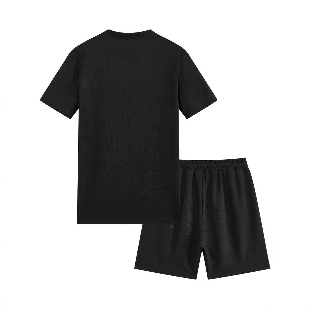 Herren Freizeit Set mit hochwertigem T-Shirt und Shorts Komfortabel