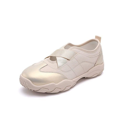 Damen Sneaker Slip-On Weich Bequem Elastisch