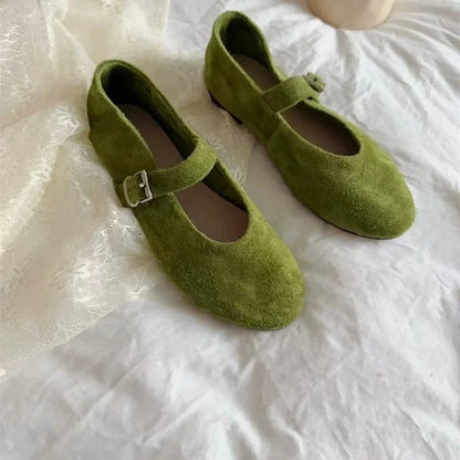 Damen Ballerinas Bequem Riemen Verstellbar Qualität