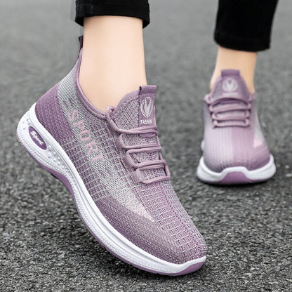 Damen Sport-Sneaker Atmungsaktiv Flexibel Weich