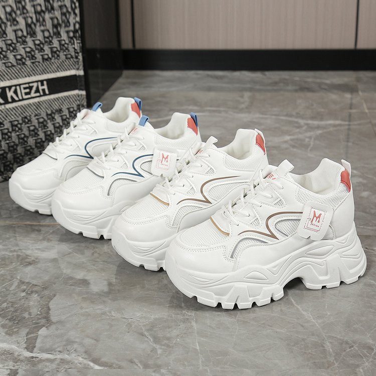 Damen Sneaker Chunky atmungsaktiv Trendsohle