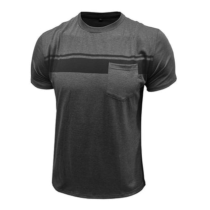 Herren Kurzarmshirt mit Brusttasche Modern Style