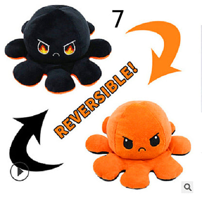 Reversibler Plüsch Octopus Kuscheltier Einzigartig