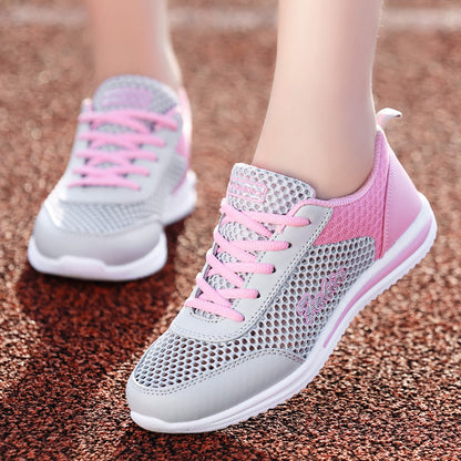 Damen Laufschuhe Sneaker Atmungsaktiv Mesh Bequem - BerlinGlamour