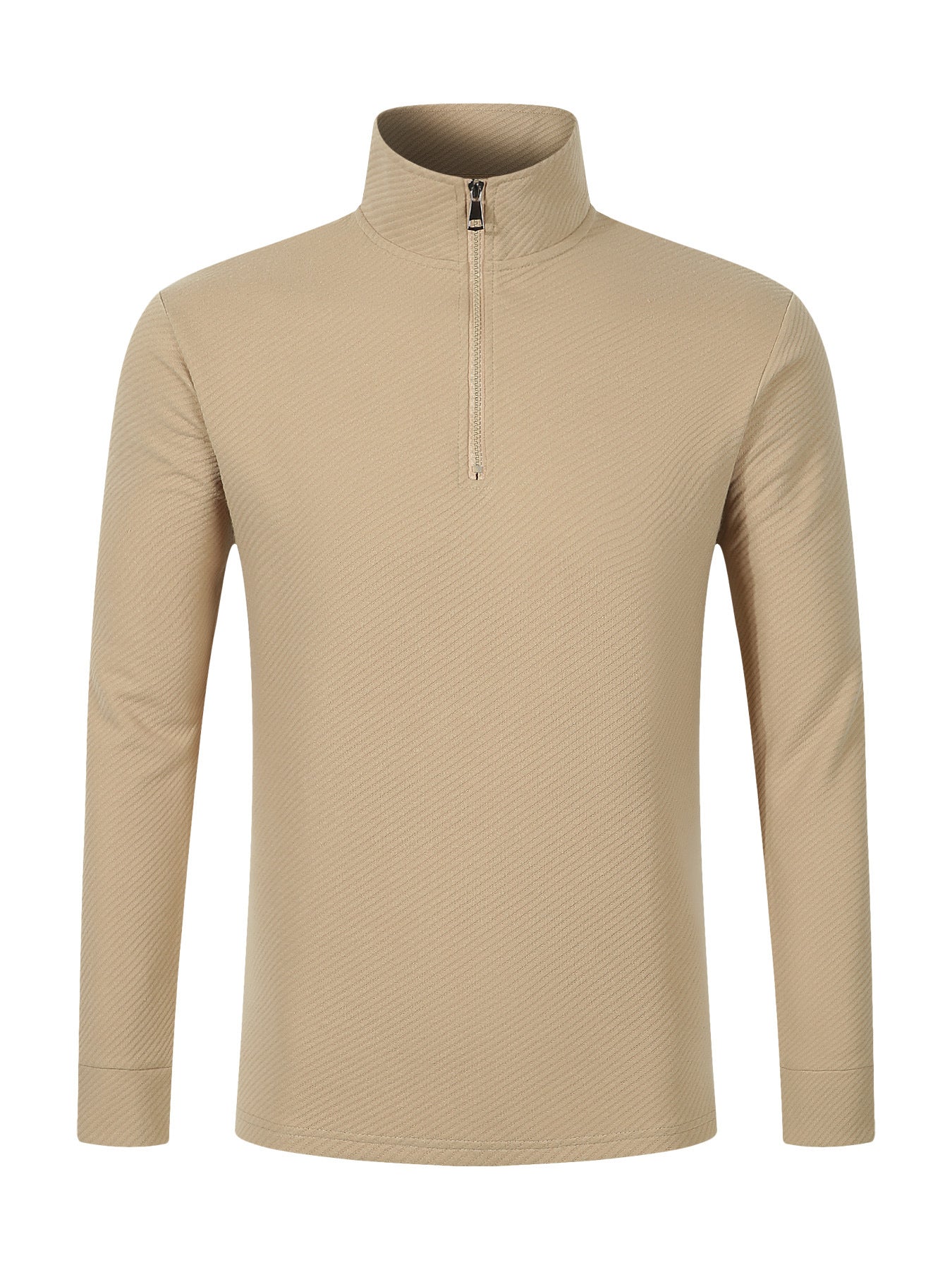 Herren Sportpullover Stehkragen Funktionsshirt Modern