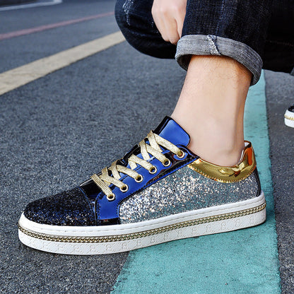 Damen Sneaker Glitzer Modern Fashion Schuhe