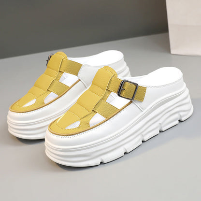 Damen Plateau-Sandalen Komfortabel Verstellbar Sommer