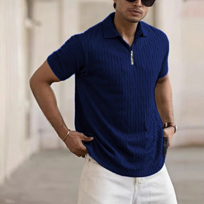 Herren Polo Shirt Strukturiert Modern Berlin