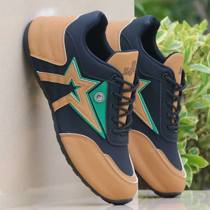 Damen Sneaker Sportlich Flexibel Laufsohle Schwarz