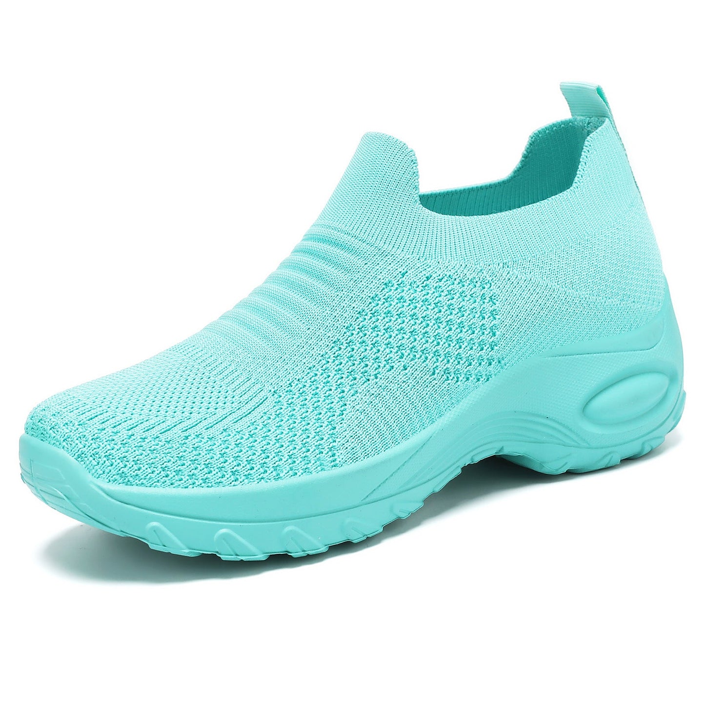 Damen Laufschuhe Bequem Atmungsaktiv Slip-On Elastisch