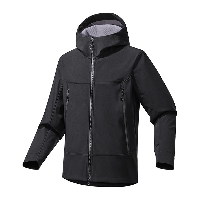 Herren Softshelljacke Wasserdicht atmungsaktiv Sportlich