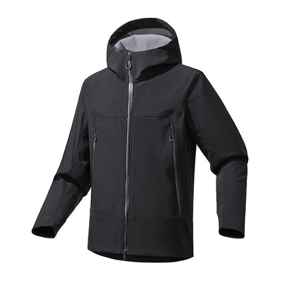 Herren Softshelljacke Wasserdicht atmungsaktiv Sportlich