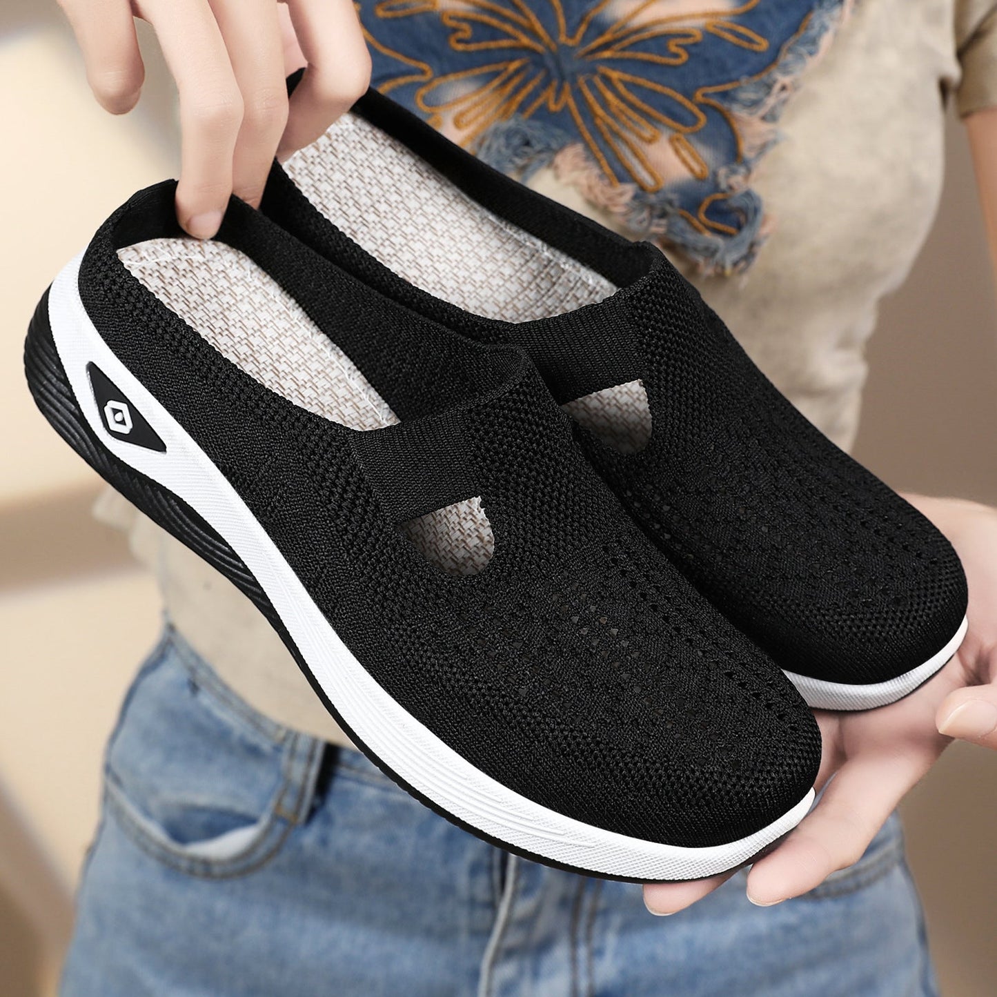 Damen Clogs Atmungsaktiv Rutschfest Bequem Freizeit