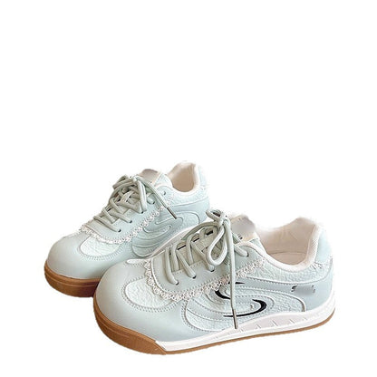 Damen Sneaker Spitze Atmungsaktiv Modern