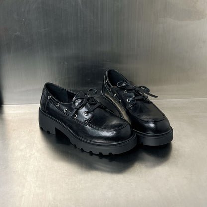 Damen Plateau Schuhe Hochzeitsschuhe Elegant Schnürbar