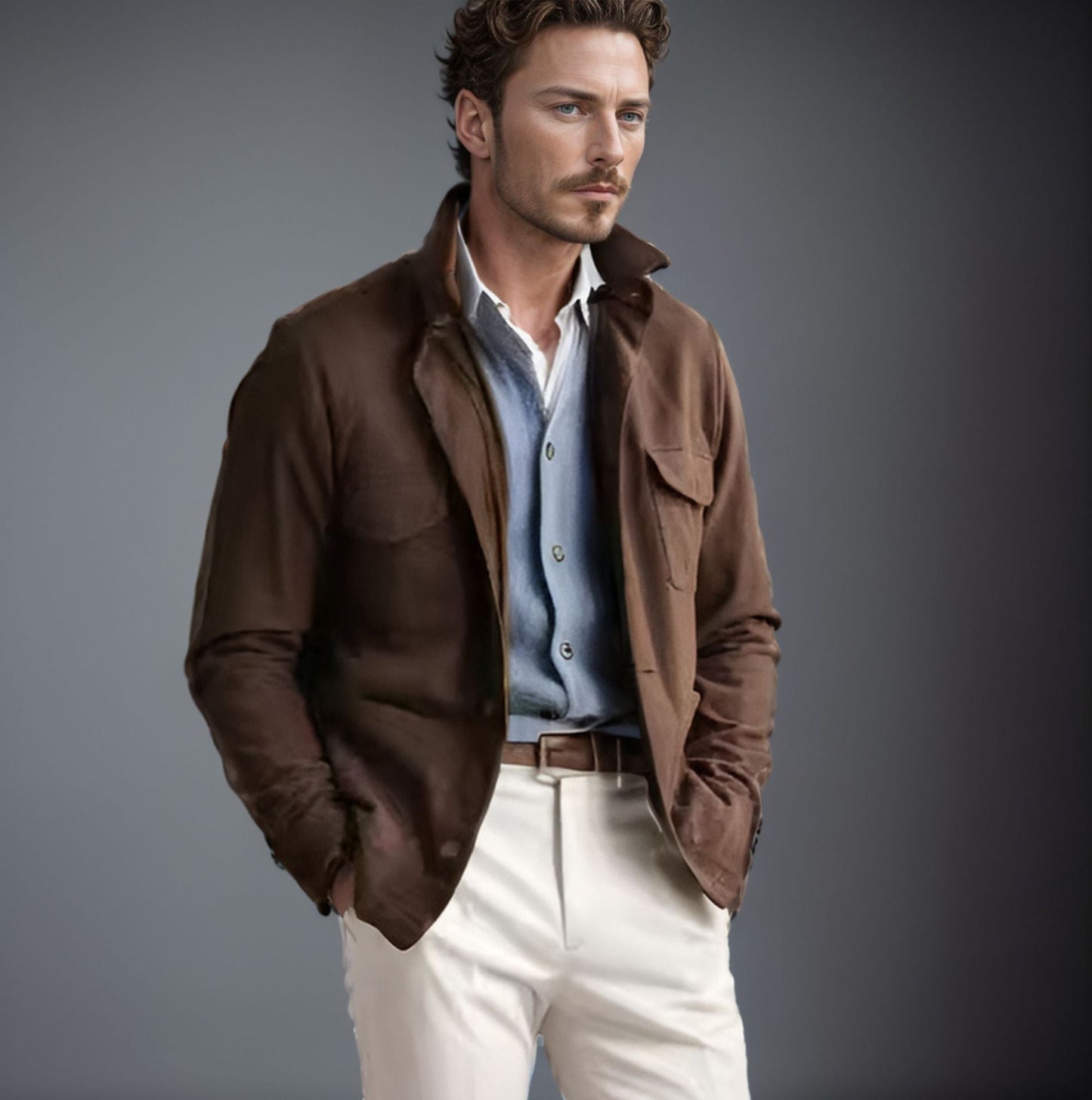 Herren Winterjacke Stylisch Warm Modern