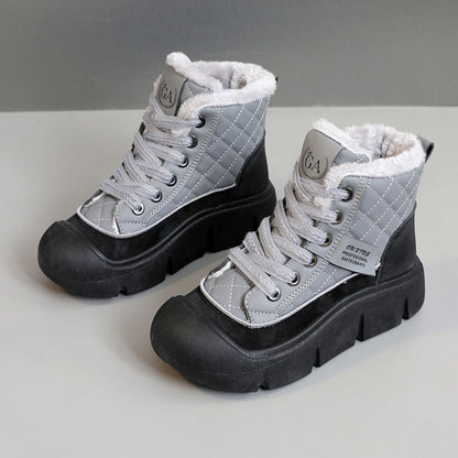 Damenschuhe Winterstiefel Warm Kuschelig Rutschfest