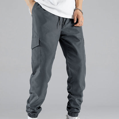 Herren Trainingshose Cargo Bequem Elastisch Mit Taschen
