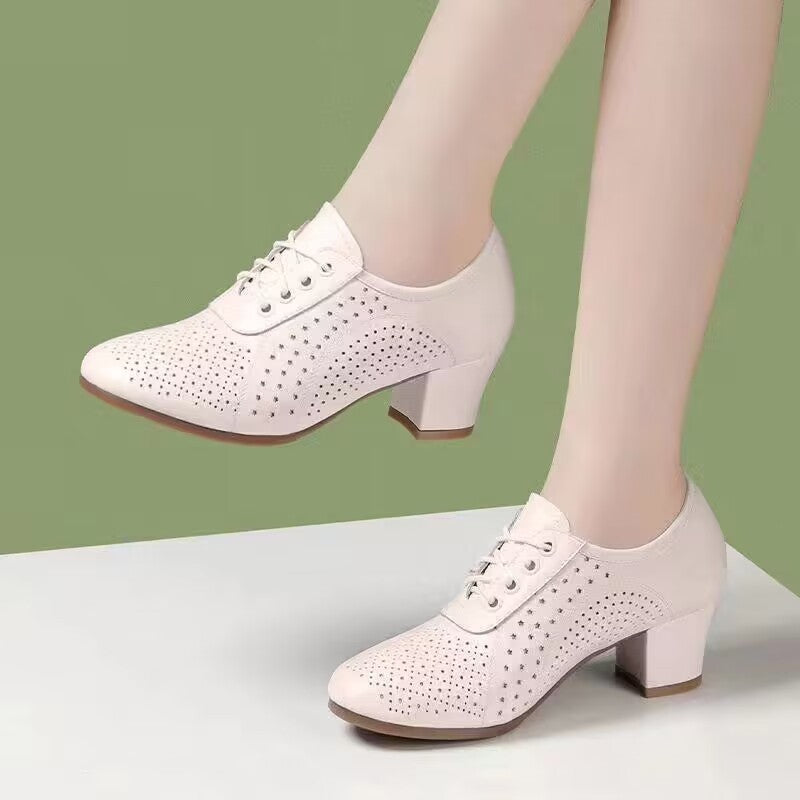 Damen Halbschuhe Atmungsaktiv Elegante Lochdesign Sneaker