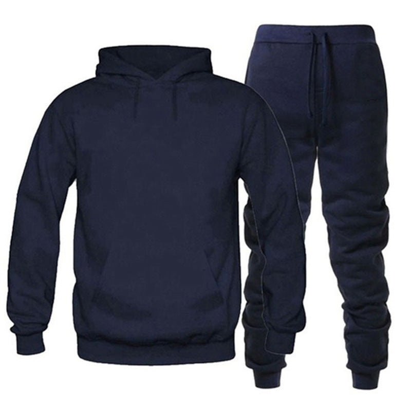 Herren Sportanzug Kapuzenpullover Jogginghose Set Bequem