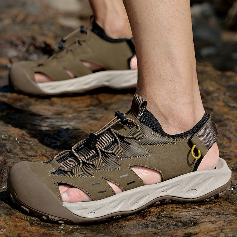 Damen Sandalen Outdoor Bequem Schnellschnürsystem
