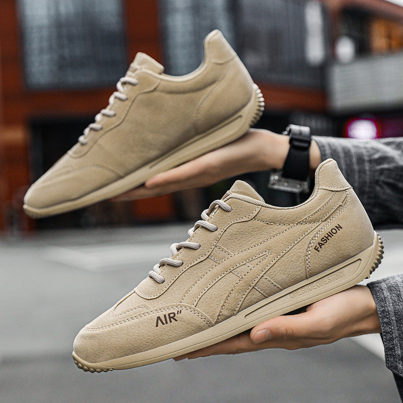 Damen Sneaker Weich Wildleder Atmungsaktiv Sportlich Schwarz