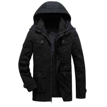 Herren Freizeitjacke Casual Modern Schwarz