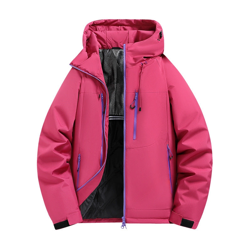 Herren Funktionsjacke Wasserdicht Winddicht Modern